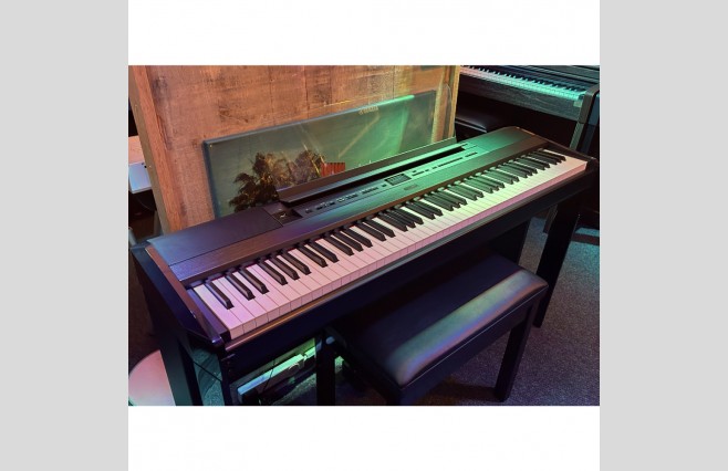 Display Model Yamaha P-525 Satin Black Home Stand Digital Piano Complete Package (SN:BCFM01033) - Image 4